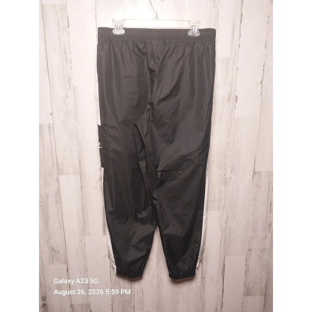 Nike Sportswear Women's Woven Trousers CJ7346-010 Black/White Size Large